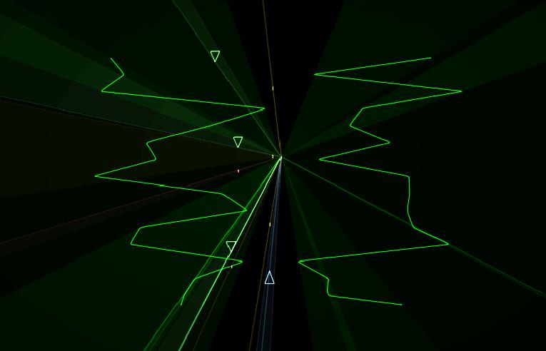 Cosmic Canyon Laser Arcade Game Screenshot