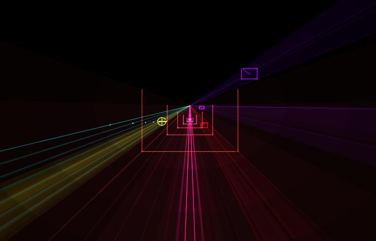 Laser Trench Laser Arcade Motion Controlled Game Screenshot