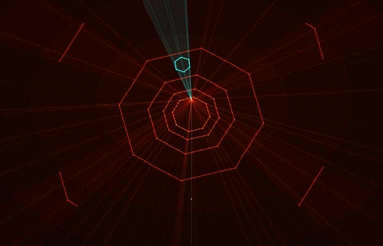 Laser Tunnel Interactive Light Experience Screenshot