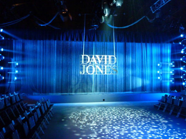 David Jones water curtain 18M wide 