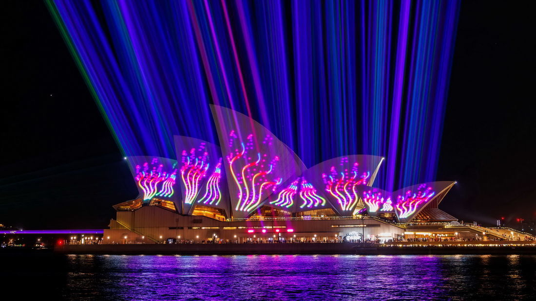 Sydney Opera House Genius Laser Technology Image by Jason Ahyong 