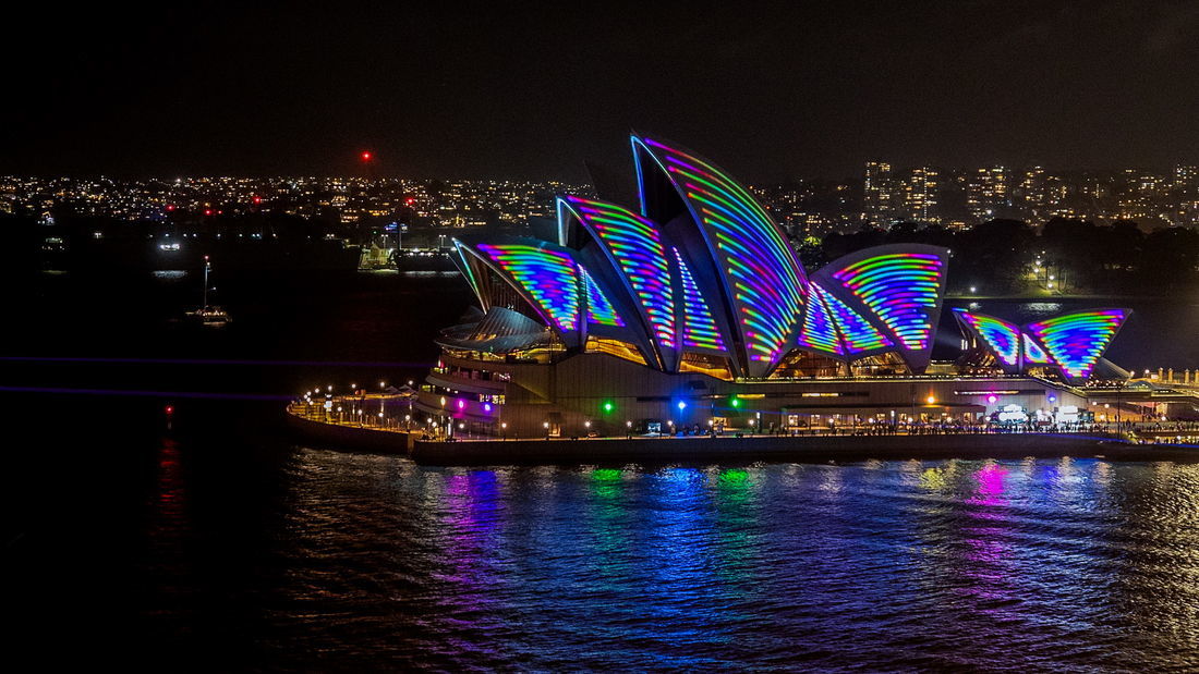 Sydney Opera House Genius Laser Technology Image by EDWIN AGCAOILI 