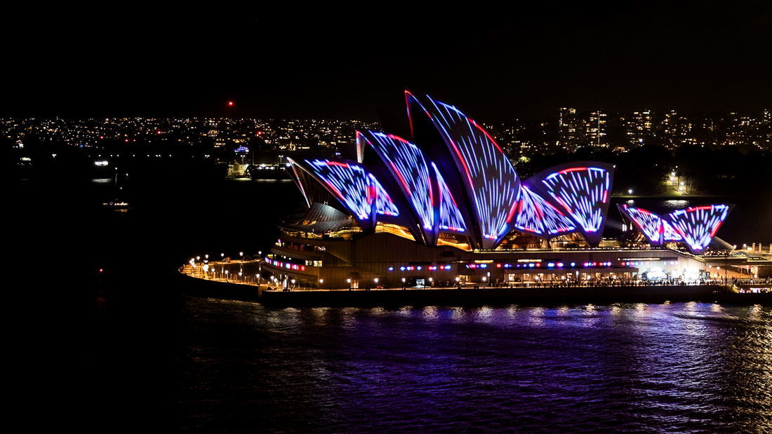 Sydney Opera House Genius Laser Technology Image by EDWIN AGCAOILI