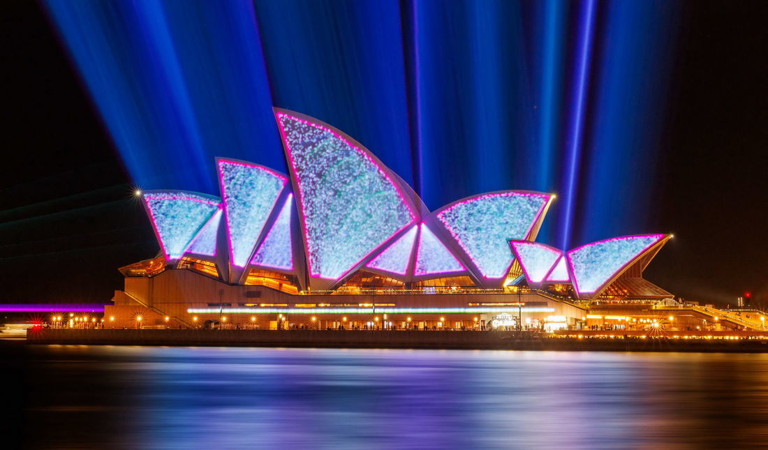 Sydney Opera House Genius Laser Technology Image by Jason Ahyong 